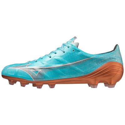Zapatos De Fútbol Mizuno α Japan Mujer - Turquesa / Plateados / Rojos Marrom - Chile M906MBSIUJ